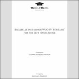 Bagatelle in A Minor WoO 59 Fur Elise piano sheet music cover